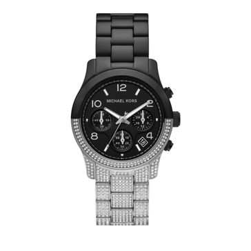 Michael kors runway watch on sale black