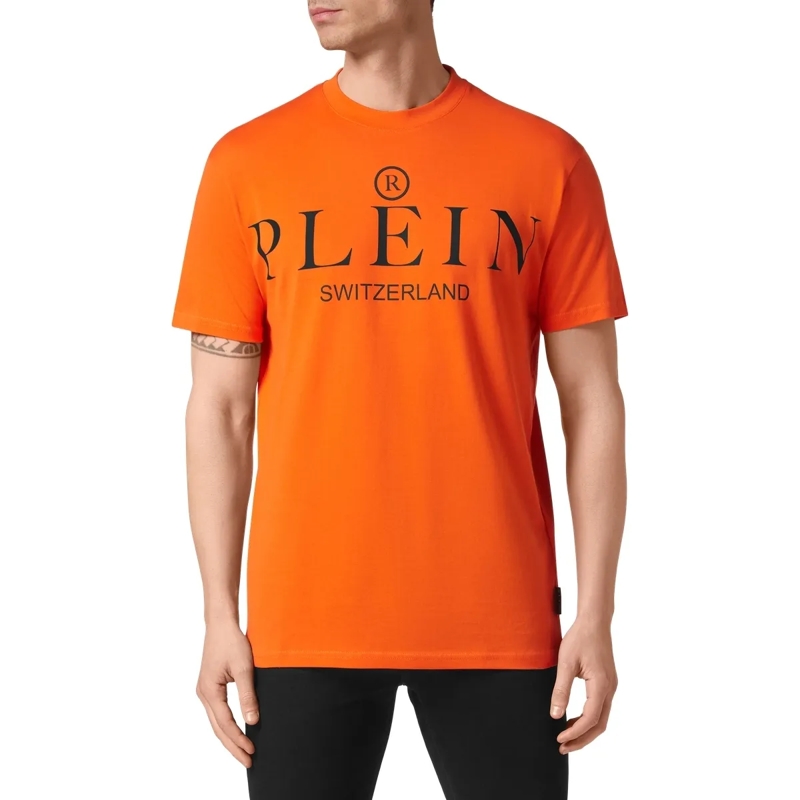 Philipp Plein T-Shirt T-Shirt Iconic Plein orange(Image 5)