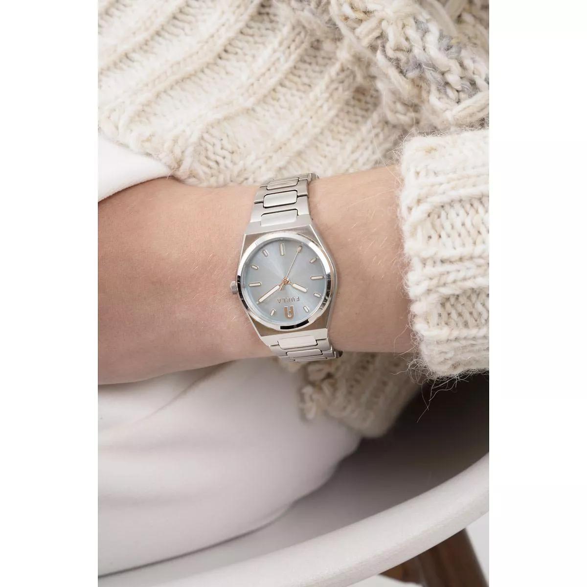 Furla Tempo Mini Small Silver Quartz Watch