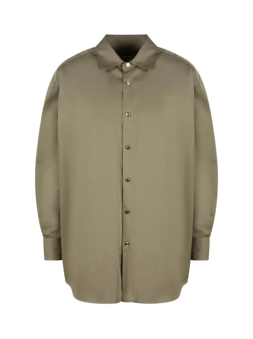 Thumbnail - Darkpark - Tech Satin Rouche Keanu Shirt - Größe XS - grün