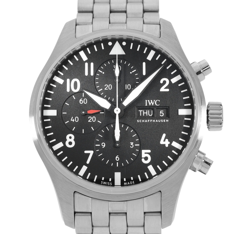 IWC Automatisch Horloge Pilot's Watch Schwarz