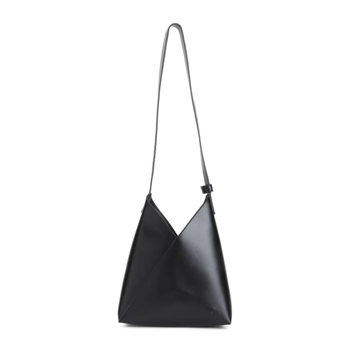 MM6 Maison Margiela Schultertasche Black Calf Leather Fortune Cookie Small Bag Black