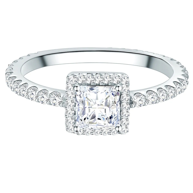 Trilani Ring Sterling Silber Ring Zirkonia silber