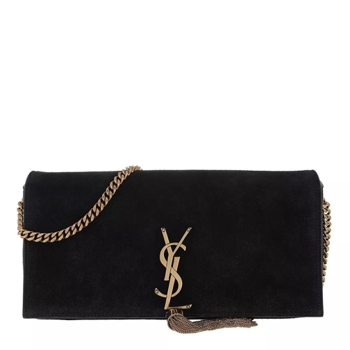 Saint Laurent Kate Shoulder Bag Leather Black Crossbody Bag