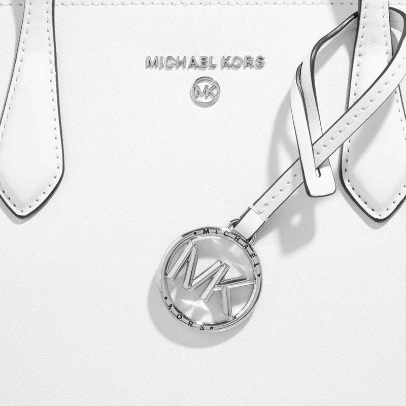 MICHAEL Michael Kors Shopper Marilyn Tote Bag Optic White(Image 4)