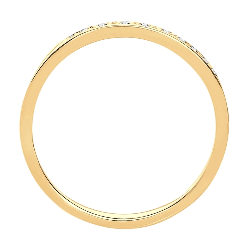 Elli Ring Ring Aufsteckring Funkelnd Diamant (0.04 ct) 925 S weiss(Image 7)