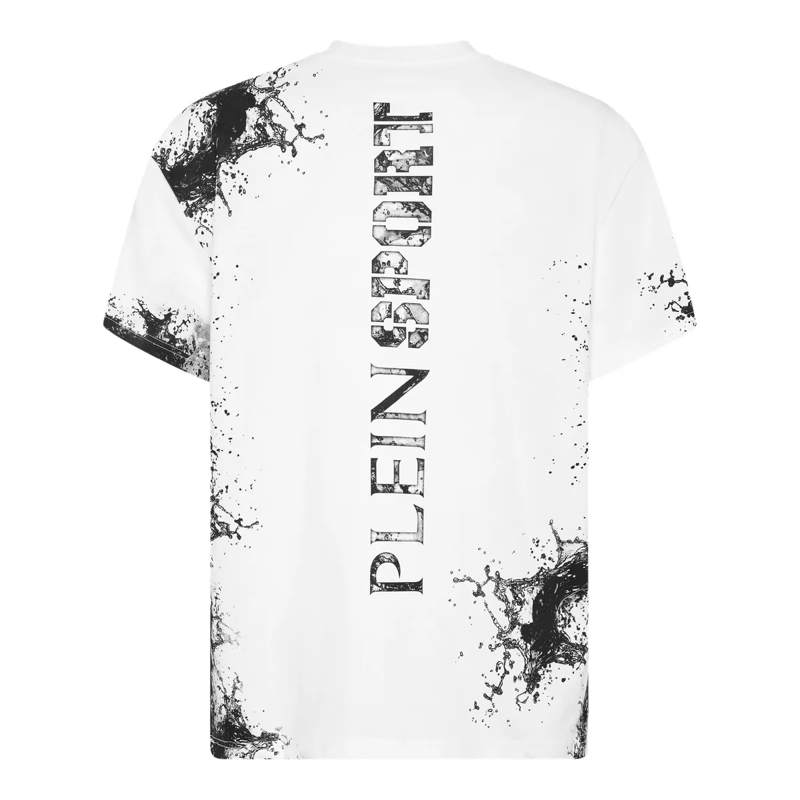Plein Sport T-Shirt T-Shirt Rundhalsausschnitt Ss Splash weiss(Image 2)