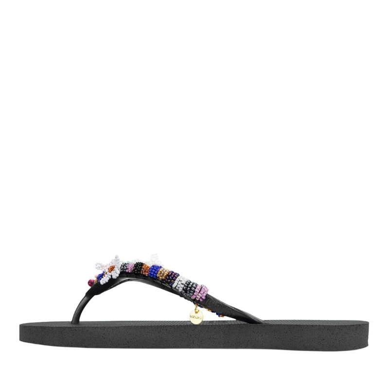 UZURII Flip Flops Zehentrenner Las Dalias Blue silber(Image 4)