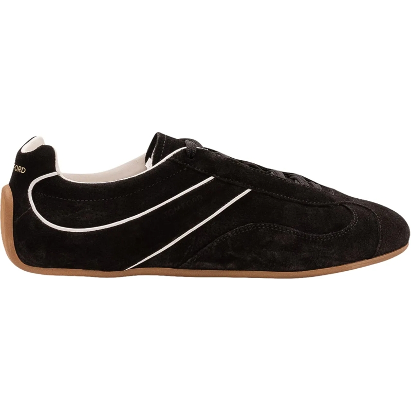 Tom Ford Low-Top-Sneaker Sneakers Lewis in Pelle Scamosciata schwarz