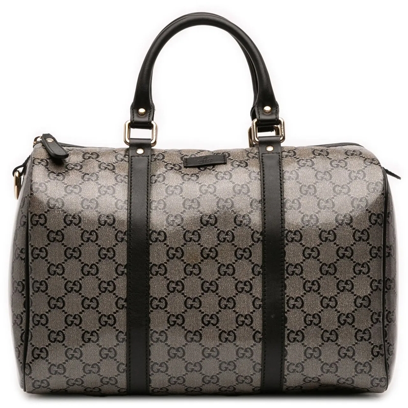 Gucci Tote Medium GG Crystal Joy Boston grau