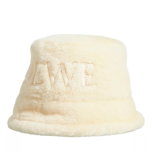 Loewe Shearling Bucket Hat Vanilla Fischerhut