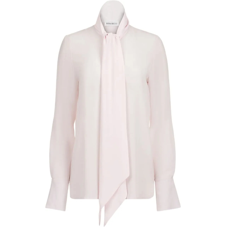 Nina Ricci T-Shirt Top Rose Pale rose