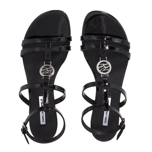 Karl Lagerfeld Sandale à lanières Alisso Signia Link Ankle Strap Black Lthr (Image 6)