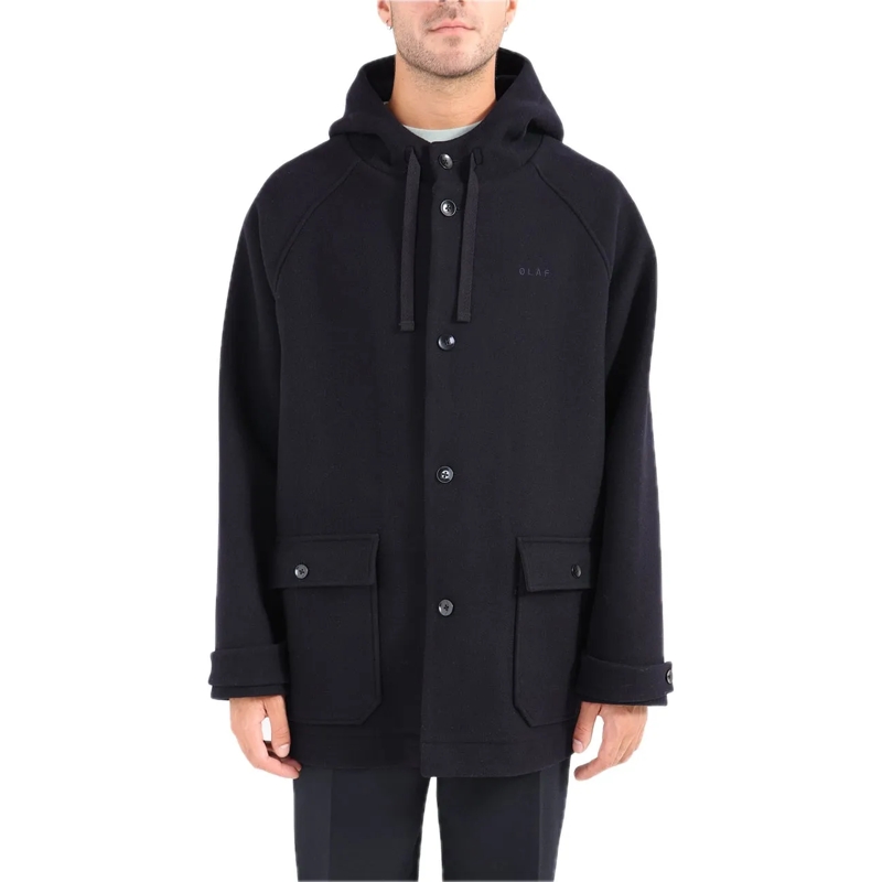ØLÅF Parka duffelcoat blue blau