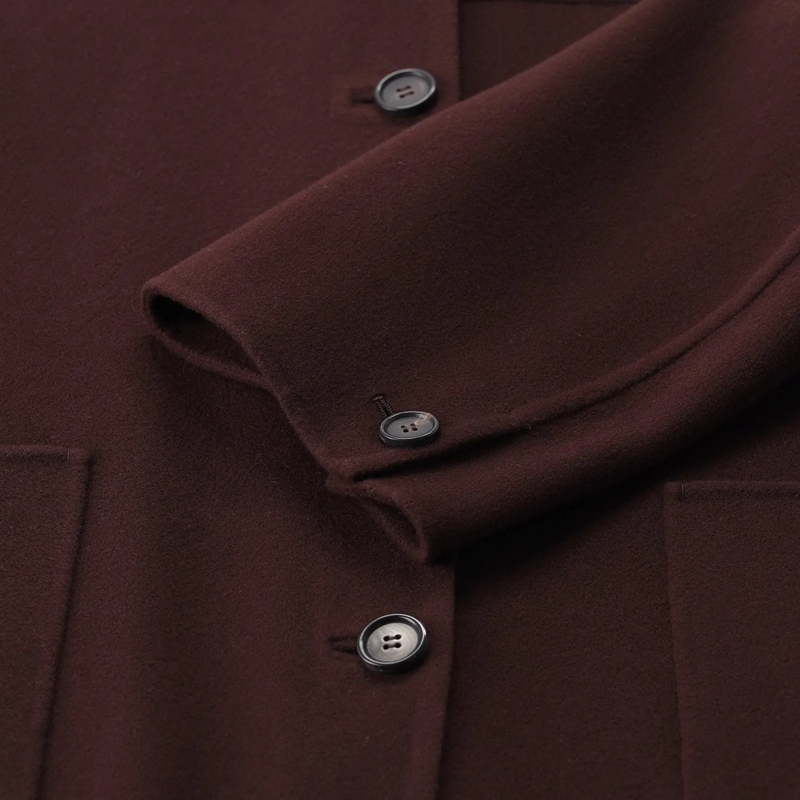 S Max Mara Übergangsmantel Jacke Giugno aus Schurwolle rot(Image 4)