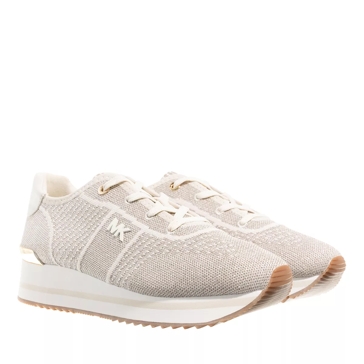 Michael Kors Monique Knit Trainer Champagne Low Top Sneaker