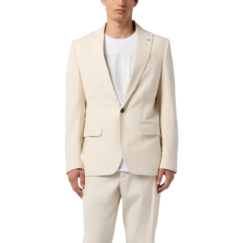 BILLIONAIRE Blazer Corduroy Single Breasted Blazer weiss(Image 3)