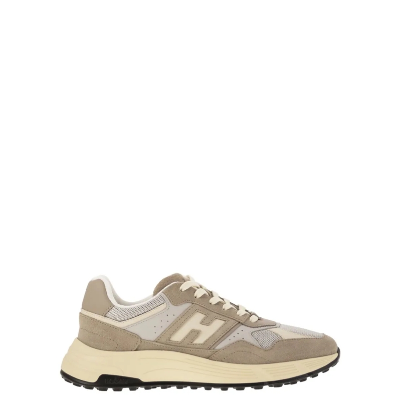 Hogan Lage-top sneaker Hyperlight - Suede And Canvas Sneakers Neutrals