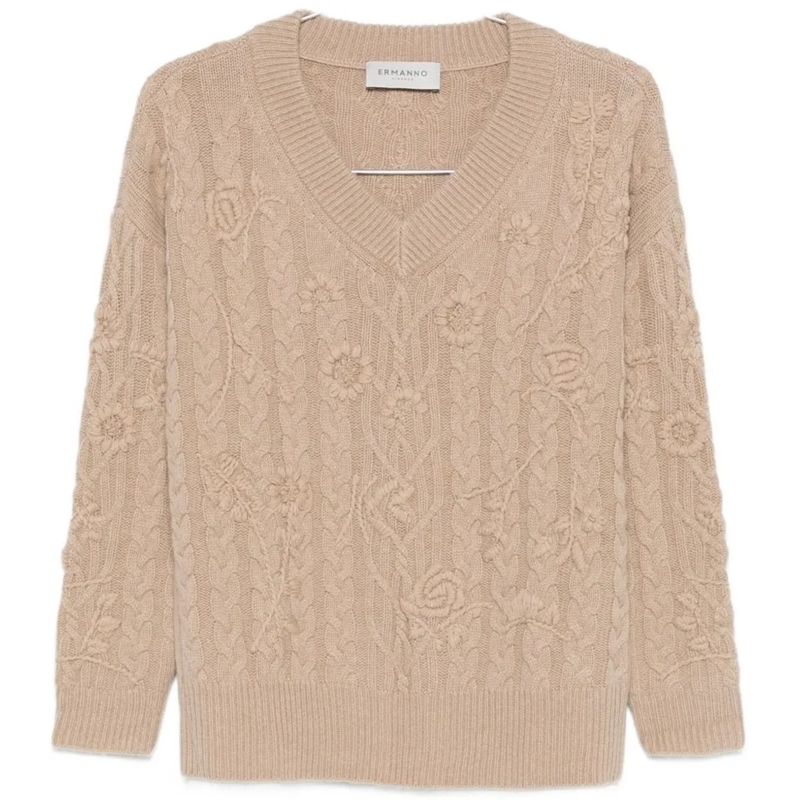 Ermanno Firenze  Sweaters Dove Grey grau