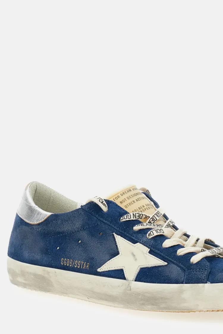 Thumbnail - Golden Goose Low-Top Sneaker - Super Star Sneakers - Gr. 44 (EU) - in Blau - für Damen