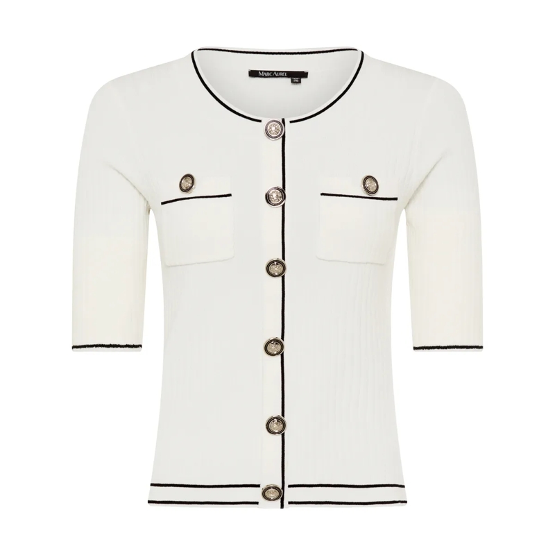 Marc Aurel  Pullover weiss