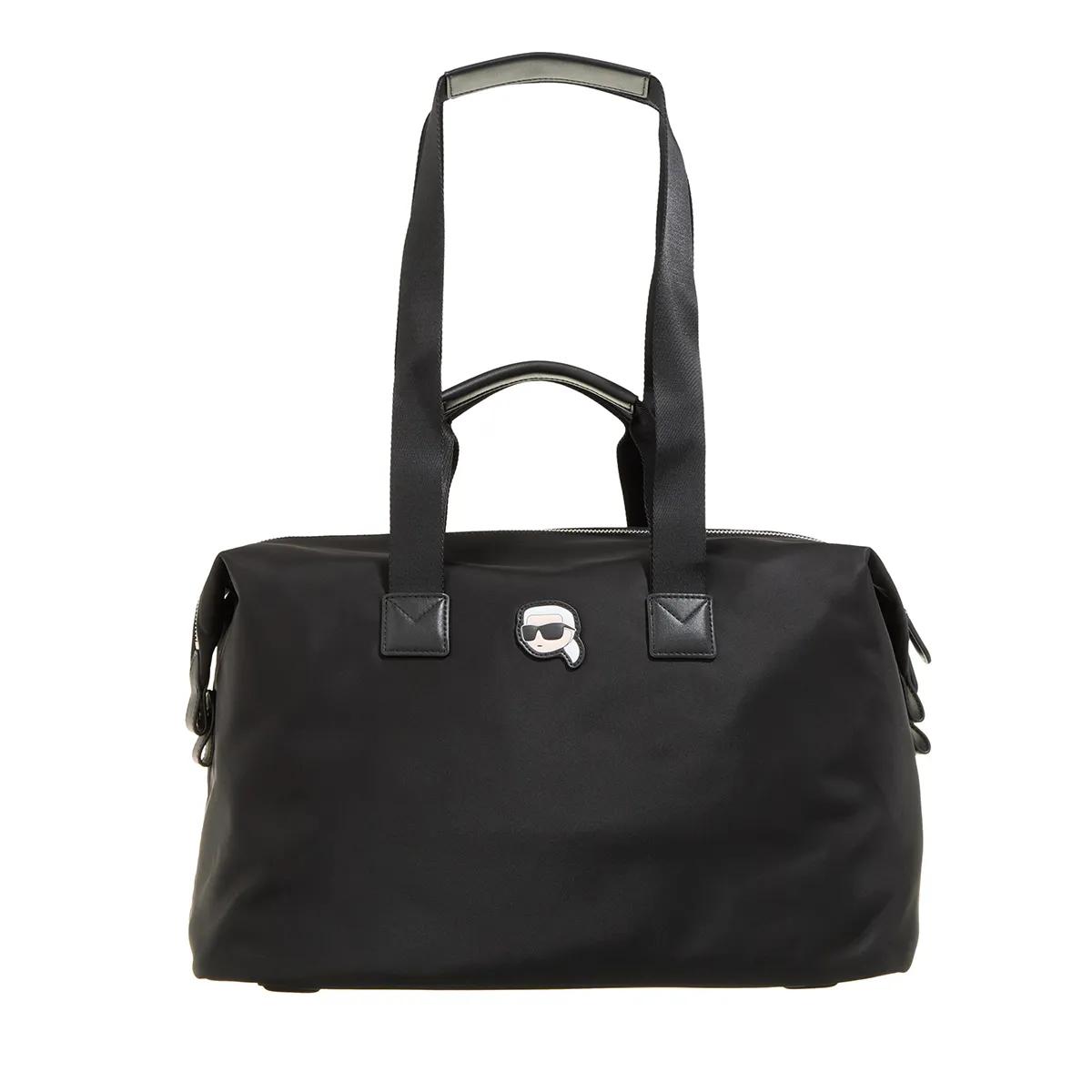 Karl Lagerfeld Reisegepäck - K/Ikonik 2.0 Nylon Weekender - Gr. unisize - in Schwarz - für Damen