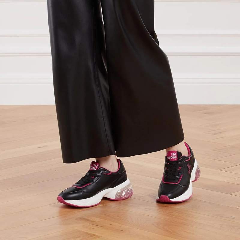 Love Moschino Lage-top sneaker Heart Love Sneakers Donna Azzurro(Image 2)