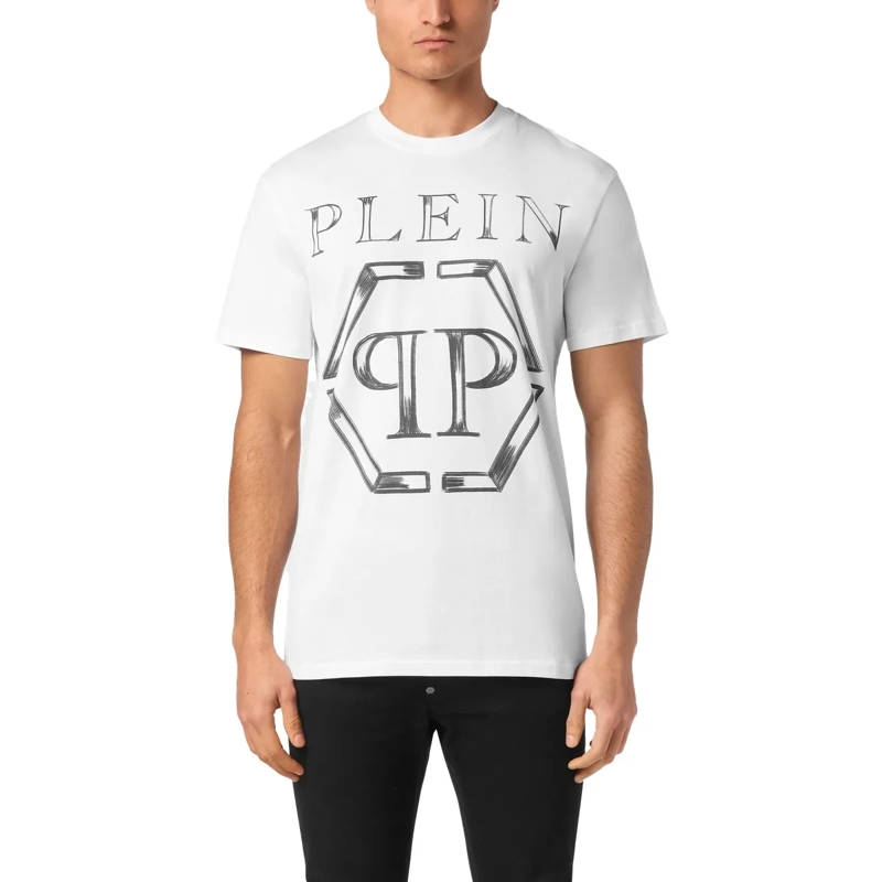 Philipp Plein T-Shirt T-Shirt Hexagon weiss(Image 3)