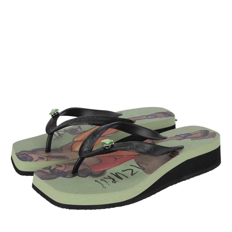 UZURII Flip Flops Zehentrenner Pearl Monroe grün(Image 2)