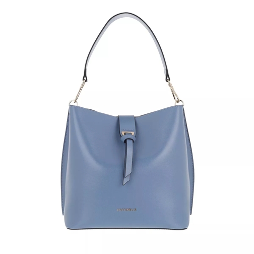 Coccinelle Alba Textured Bucket Bag Pacific Blue Hobo Bag