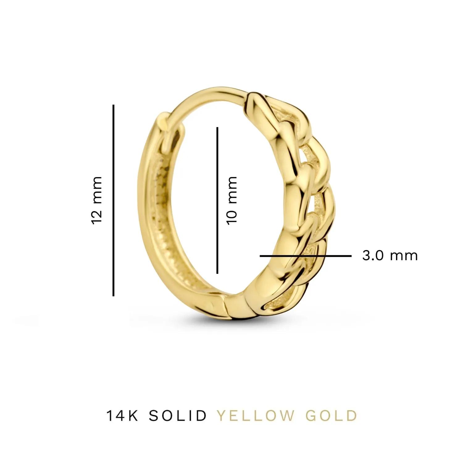 Thumbnail - Isabel Bernard Ohrringe - Le Marais Règine 585 Gold Creolen - Gr. unisize - in Gold - für Damen
