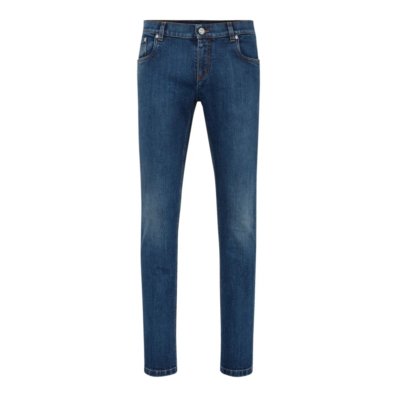 BILLIONAIRE Jeans mit geradem Bein Jeans Regular Fit Baroque dunkel-blau