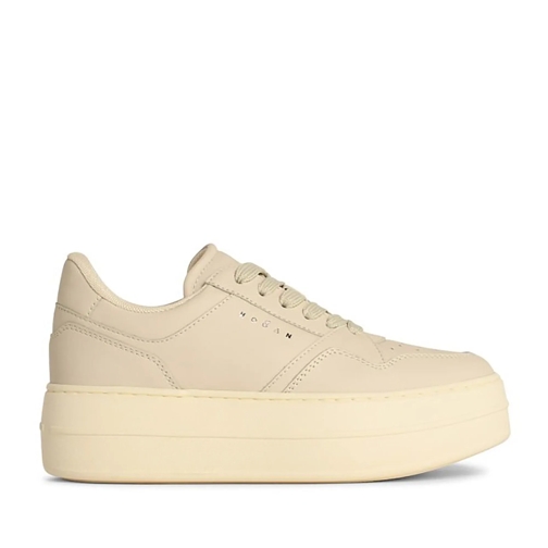 Hogan Low-Top Sneaker 'H670' Ivory Leather Sneakers Neutrals