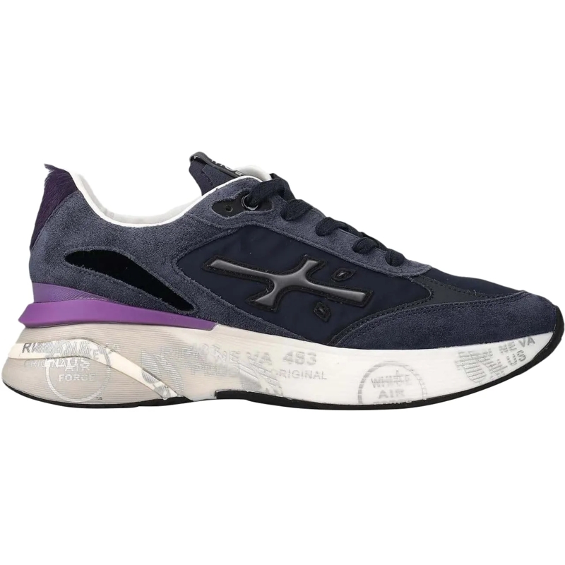 Premiata Low-Top-Sneaker Dames Moerund Sneaker blau