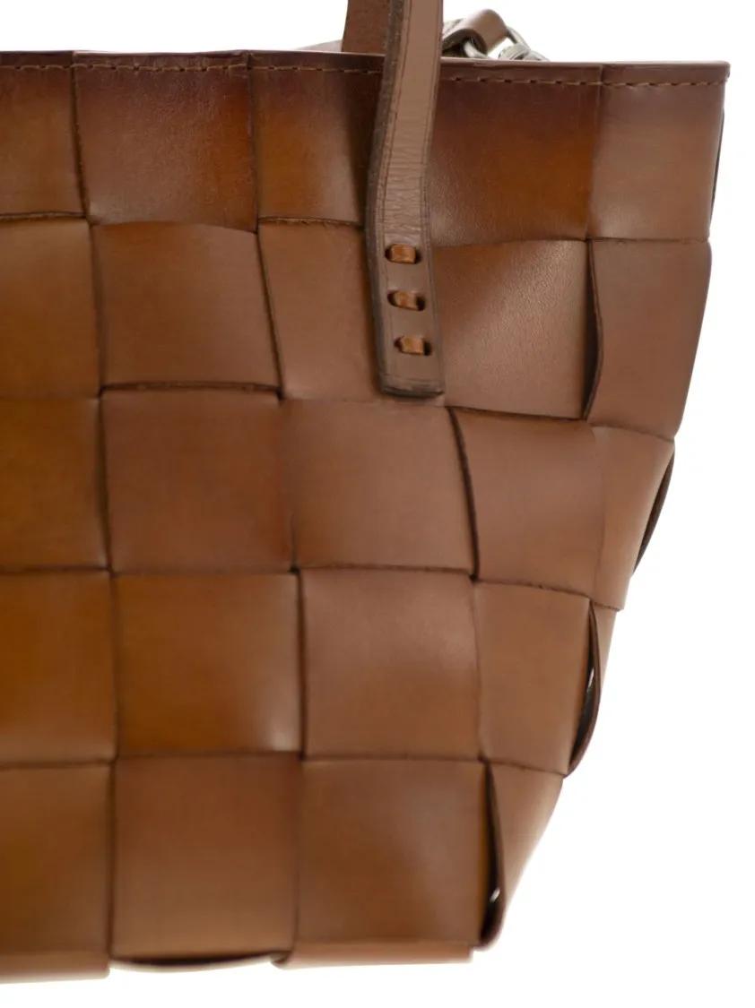 Thumbnail - DRAGON DIFFUSION Hobo Bags - Japan Mini - Woven Leather Bag - Gr. unisize - in Braun - für Damen