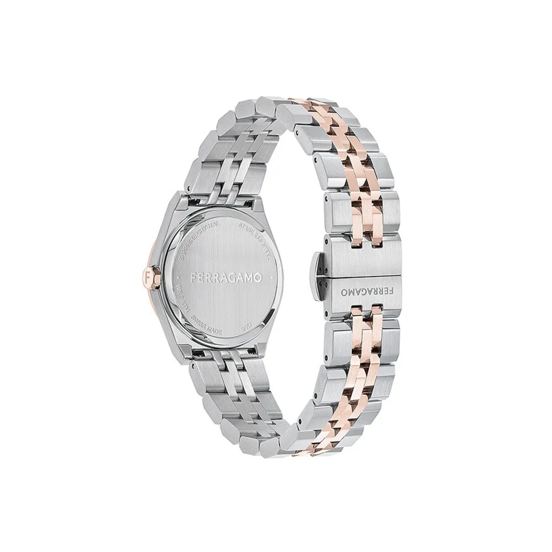 Salvatore Ferragamo Quarzuhr Quarz Analog Uhr Kj-Vega silber(Image 2)