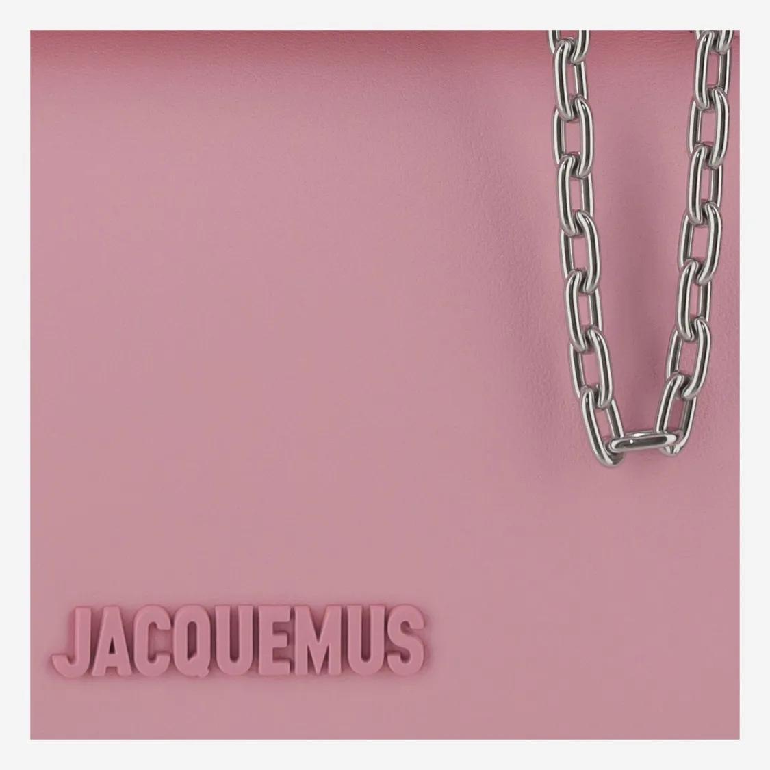 Jacquemus Clutches La Petite Pochette Rond Carré in roze