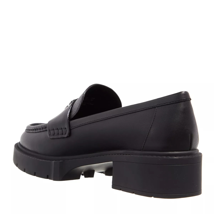 Coach black loafers store women's