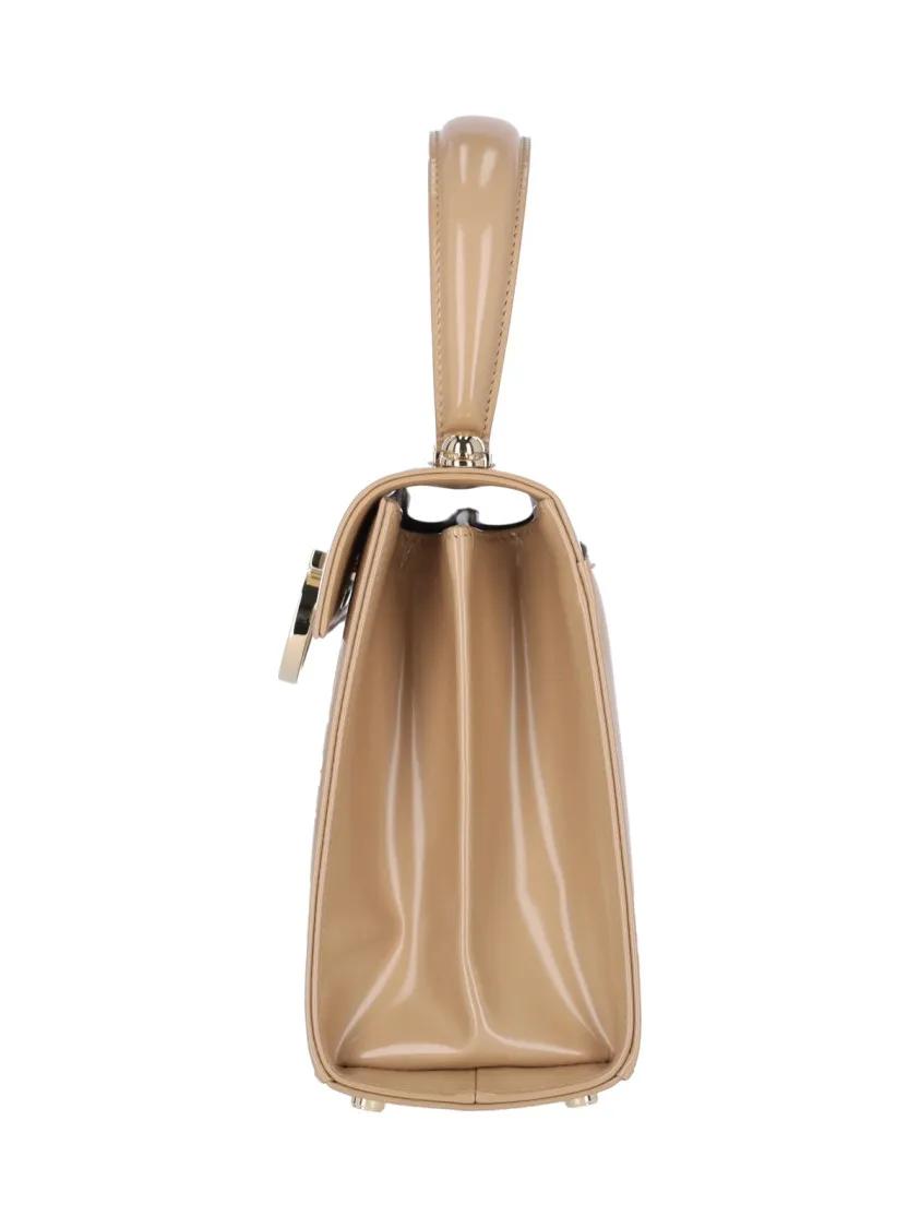 Salvatore Ferragamo Crossbody bags Iconic S Handbag – Beige in beige