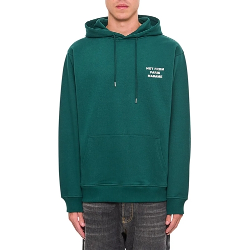 Drôle De Monsieur Hoodie Le Hoodie Slogan Green