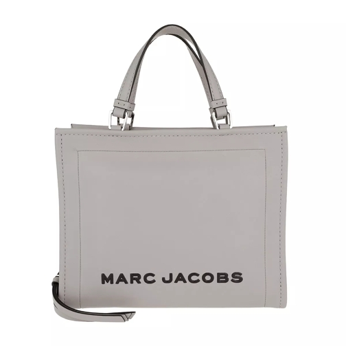 Marc Jacobs The Box Shopper Bag Leather Dizzle Grey Rymlig shoppingväska
