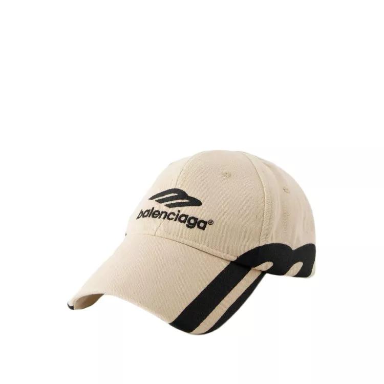 Balenciaga Mützen - 3B Cap - Cotton - Beige - Gr. S - in Beige - für Damen