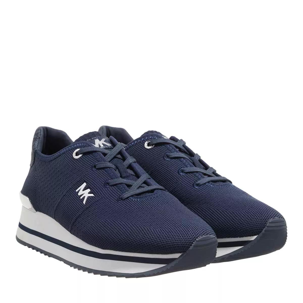 Navy blue michael kors sneakers online