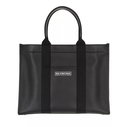 Balenciaga Hardware Tote Bag Calfskin Black Rymlig shoppingväska