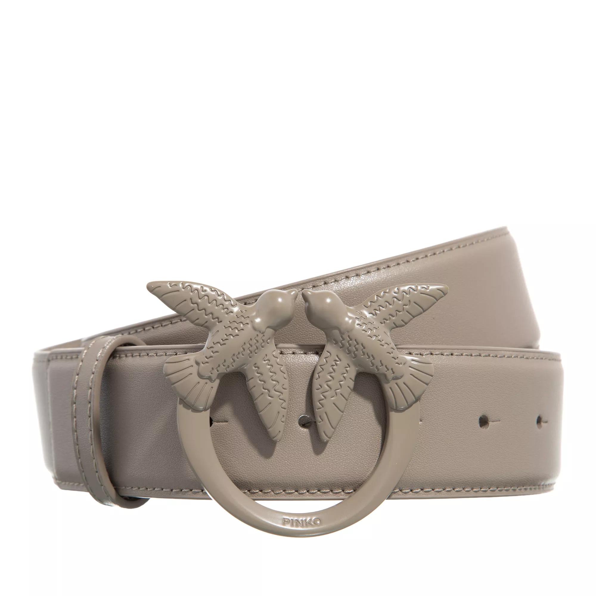 Pinko Gürtel - Love Berry H4 Belt - Gr. S - in Grau - für Damen