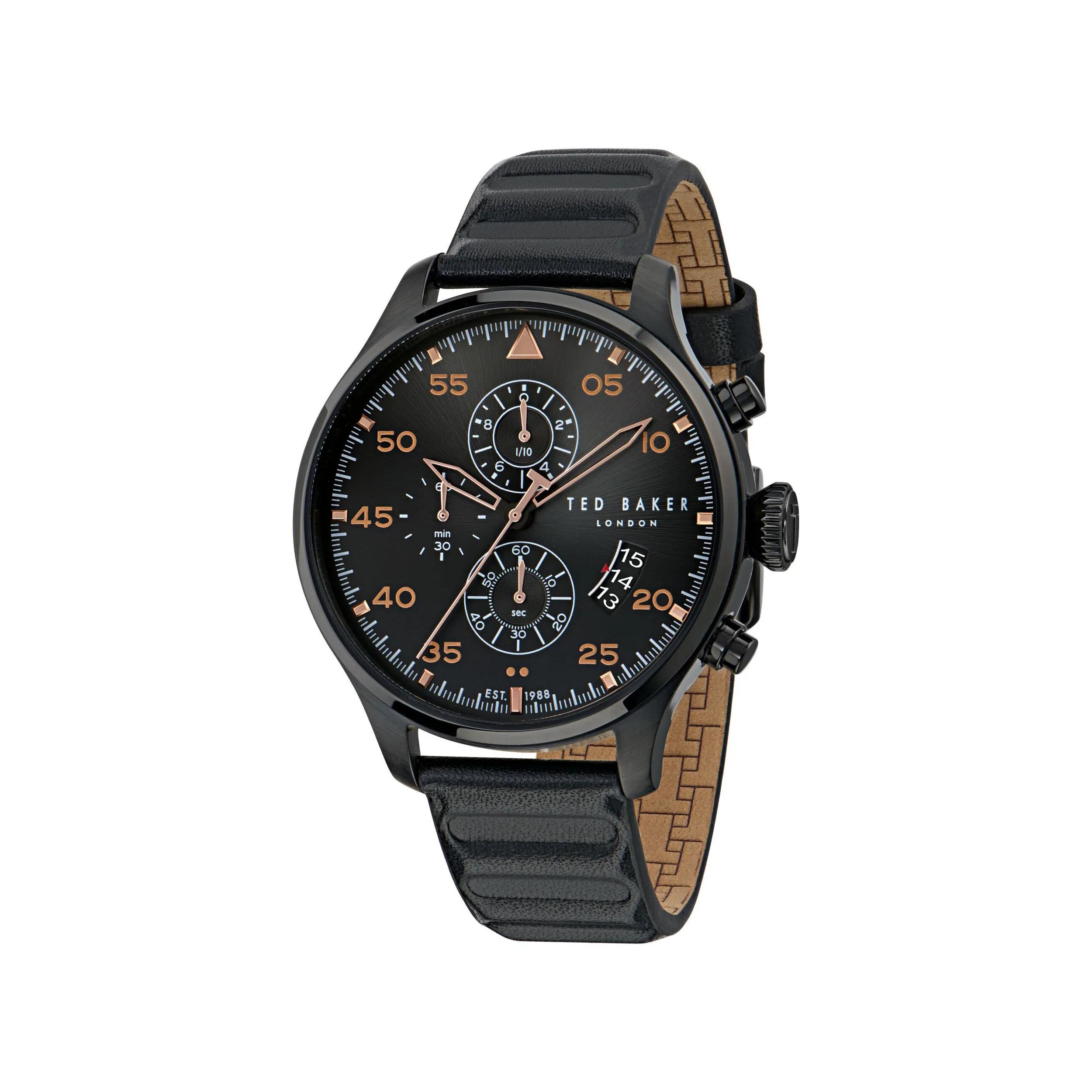 Ted Baker Uhr - Quarz Chronograph Fulmaar - Gr. unisize - in Schwarz - für Damen