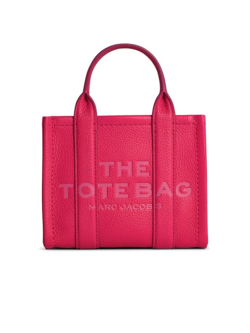 Marc Jacobs Tote - The Mini Tote%27 Fuchsia Leather Bag - Gr. unisize - in Rosa - für Damen