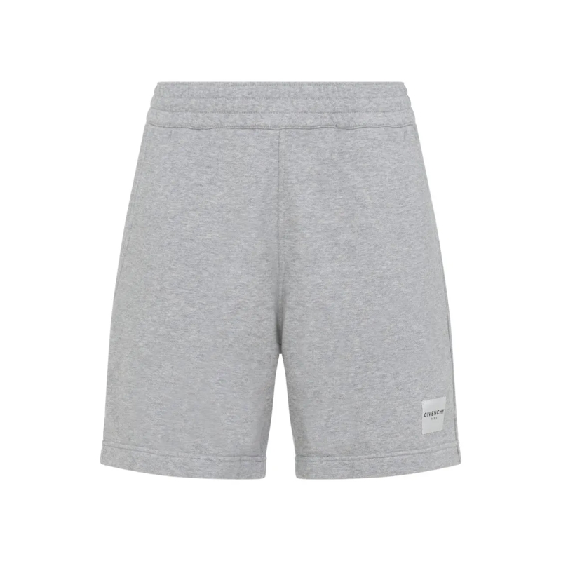 Givenchy Casual Shorts Heathered Grey Shorts With Elastic Waistband Grey