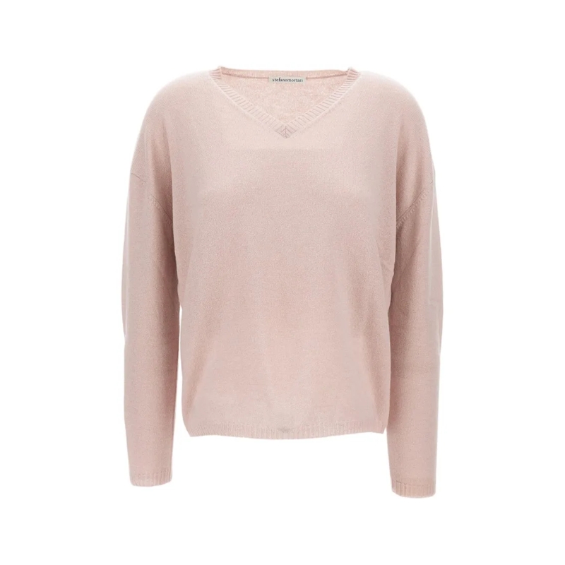 STEFANO MORTARI Trui Knit Sweater In Soft Pink Pink