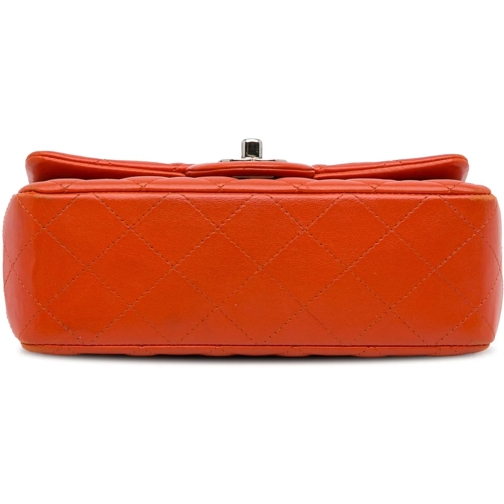Chanel Sac à bandoulière 2015-2016 Mini Rectangular Classic Lambskin Single orange (Image 20)